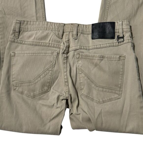 Empyre Men's Skinny Jeans Beige Size 32 Slim Fit 5-Pocket Design - Picture 6 of 7